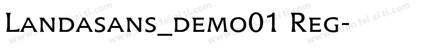 Landasans_demo01 Reg字体转换